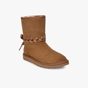 Ugg Classic Lace Short Klassiska Stövlar Dam Bruna (013546XSH)